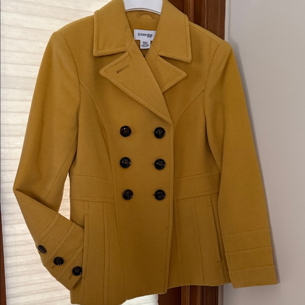 St. John's Bay Mustard Pea Coat